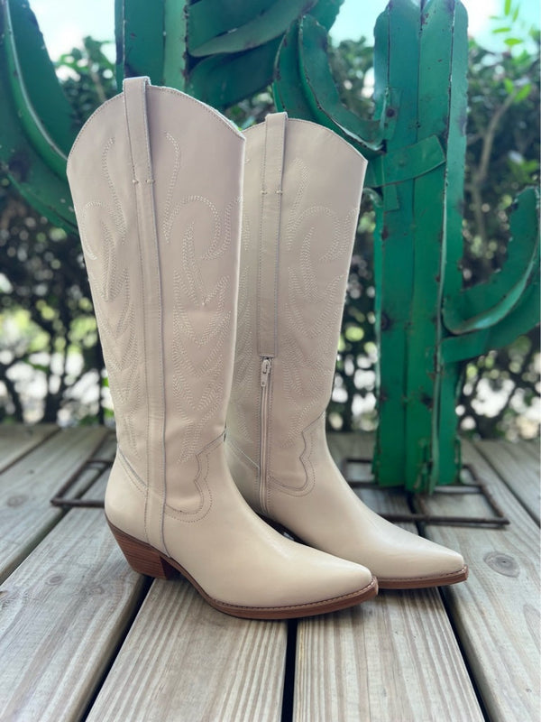 Agency Ivory Western Boot