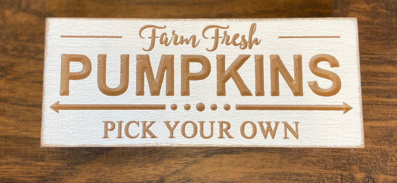 Engraved Wood Harvest Message Wall Signs 3