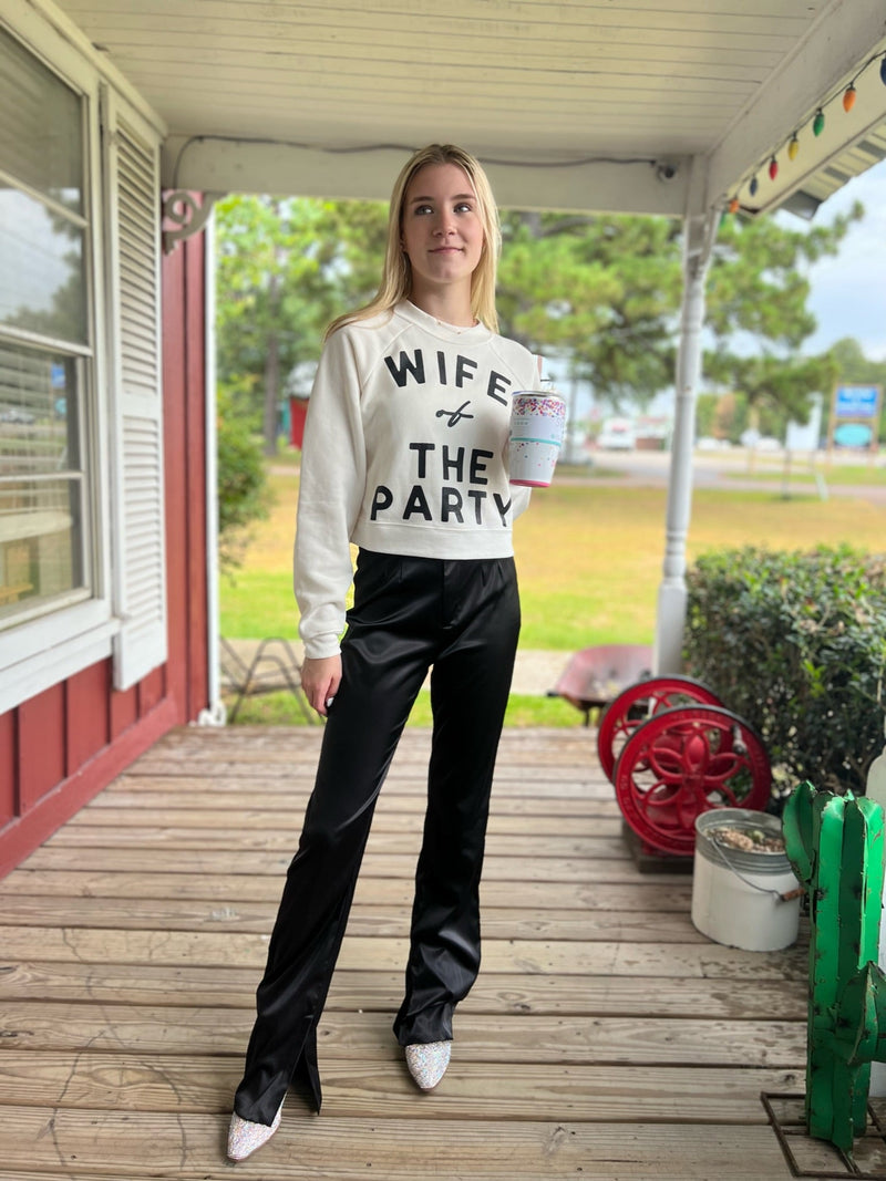 Wife of the Party Graphic Sweatshirt