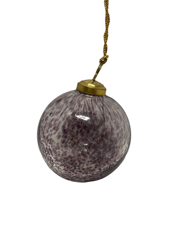 3" Round Glass Ball Ornament