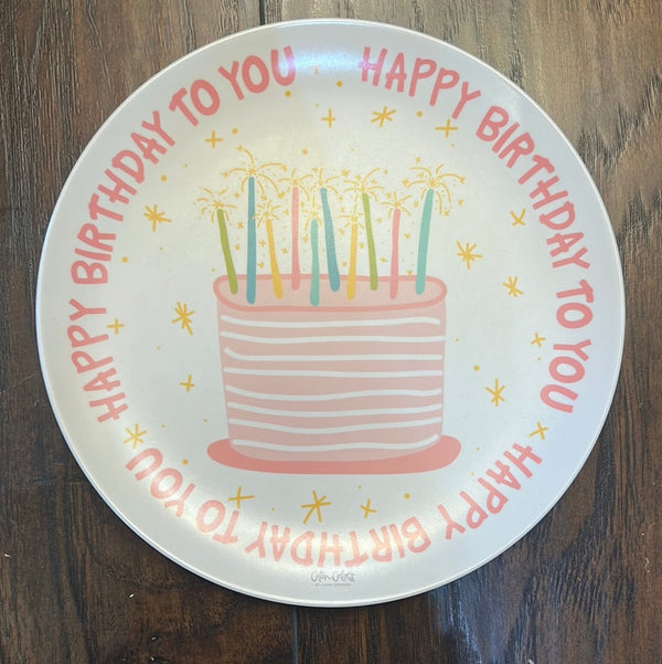 Melamine Dinner Plate Birthday