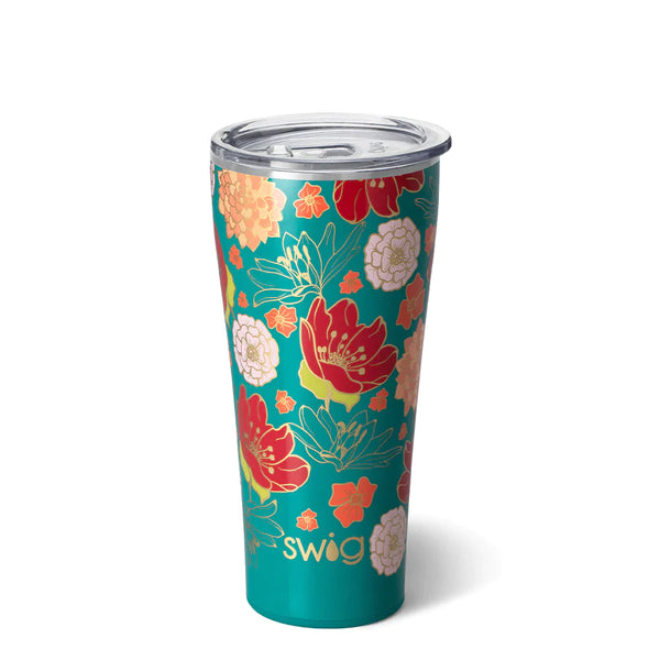 Fire Poppy Tumbler 32 oz